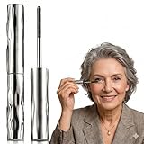 Wimperntusche Für Ältere Frauen, 2026 Modell Mascara Für Ältere Frauen Mit Metallbürste Für 3D-Schwung, Wasserfeste Und Dichte Wimpern Mascara, Schnelltrocknend & Wischfest Für Reife Augen