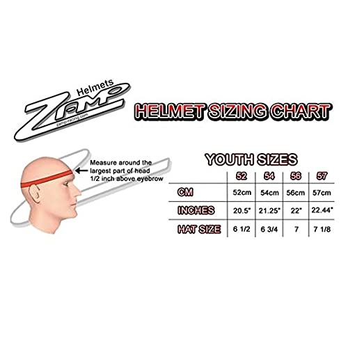 Zamp Rz-42Y Youth Orange/Blue Graphic Helmet - 54Cm #TOP2