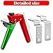 SJWOW Adjustable Drawer Fixing Clamp, Universal Cabinet Installation Clamps, Cabinet Hardware Jig, Quick Press Drawer Clamp Auxiliary Fixing Clip Woodworking Tools for Drawer (1)
