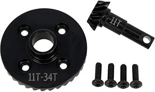 Powerhobby Helical Diff Ring Pinion Underdrive Gear 34T 11T for Traxxas TRX-4