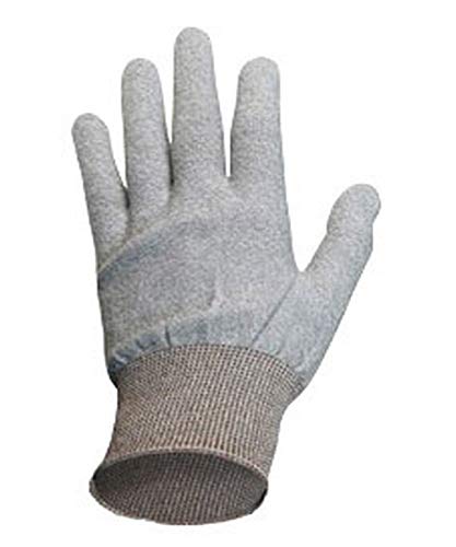 Image of Desco Industries 68121 Form-Fitting ESD Inspection Glove, Standard, Gray (Pack of 10)