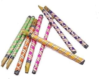 ARYANSH SHOPPE Bamboo Flute Decorative Handmade Piccolo Bamboo Birthday Gifts, Janmastami Kanhaji Basuri (Pack Of (1)