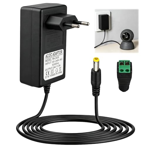 24V 3A Adaptador Fuente de Alimentación