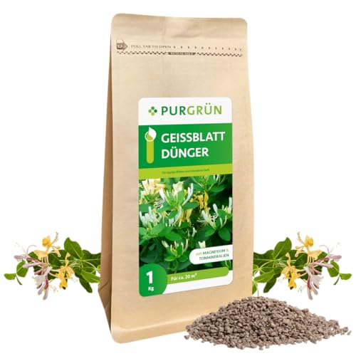 Purgrün® Geißblatt-Dünger 1 kg – Organisch-mineralische...