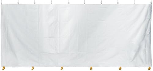 Miniatura 5 de TentandTable Pared lateral sólida estándar, para tiendas de campaña de fiestas y toldos, 9 pies por 20 pies, vinilo translúcido de 14 onzas, tienda