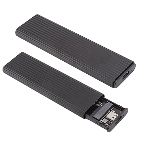 Cofre externo M.2 NGFF aluminio USB C 3.1 negro miniatura 4