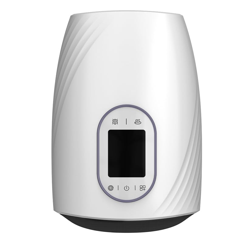 Jargrovs Masajeador de manos inalámbrico,masajeador de manos eléctrico, masajeador manos artrosis recargable con calor y compresión,masajeador de mano para artritis,túnel carpiano y alivio