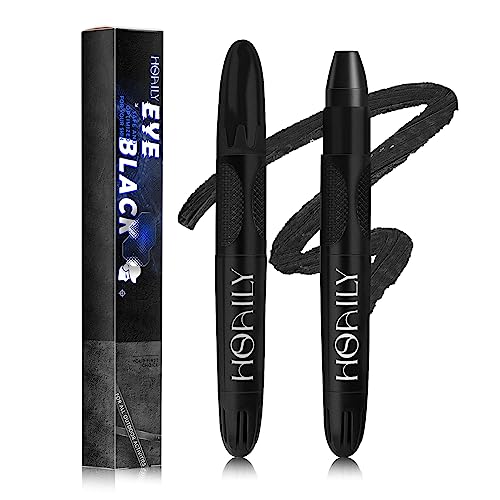 HOSAILY Eye Black Stick, Sporting Face Paint for Softball Baseball Football Lacrosse, Long Lasting Cream Body Paint for Halloween Costume Cosplay Parties, Eye Makeup - 1pcs