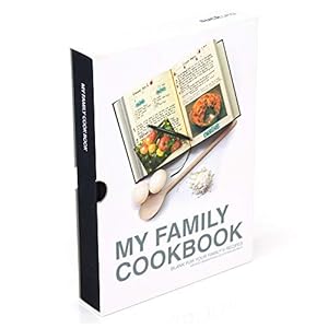 Suck UK My Family Cookbook, Kookboek Voor Familierecepten En Kookdagboek, Onze Levensgeschiedenis, Zwart, 16 cm x 22 cm…