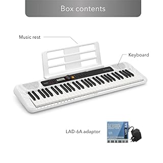Casio CT-S200 Clavier 61 touches, polyphonie 48 notes, 400 sonorités Blanc - Les Beatles, Paul McCartney, John Lennon, RIngo Starr, George Harrison Casio CT-S200 Clavier 61 touches, polyphonie 48 notes, 400 sonorités Blanc – Image 4