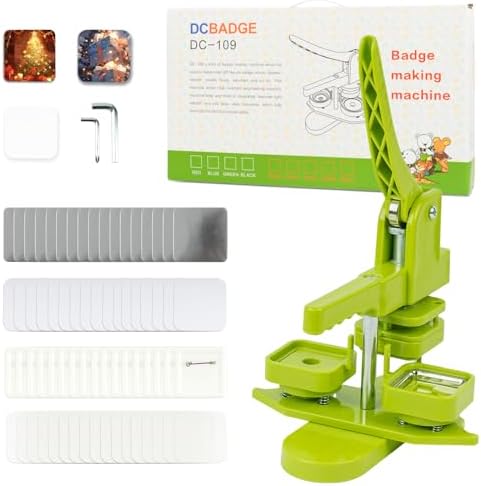 Amazon.com: MK.Bear Square Button Maker Machine 50mm (1.97 in ...