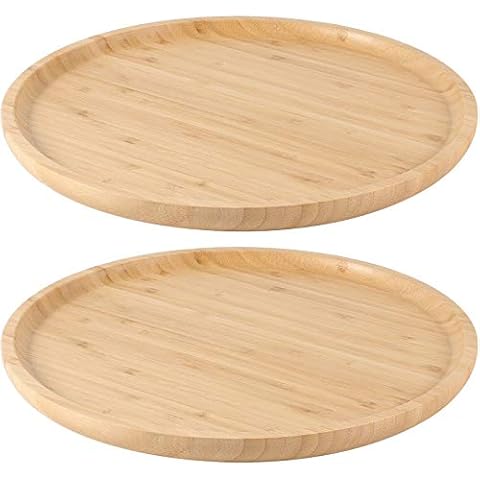 ZEONHAK Bamboo Plant Saucer 12 Inch Cover