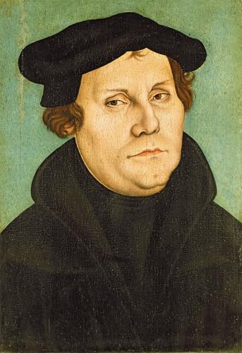 Affiche d'art mural Luther Lucas Cranach pour decoration salon vintage au format 60x90cm