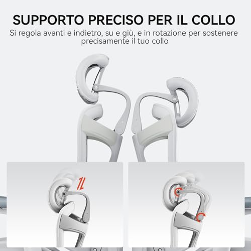 SIHOO Doro C300 Sedia Ufficio Ergonomica con Braccioli Ultra Morbidi in 3D, Supporto Lombare Dinamico per Sedia scrivania a Casa, Sedia ergonomica con Schienale Regolabile (Bianca) - Immagine 3