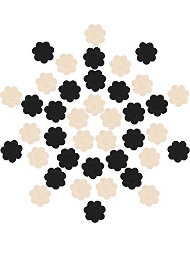 50 Pairs Nipple Covers Disposable Satin Pasties Self-Adhesive Petals Pad Pasties