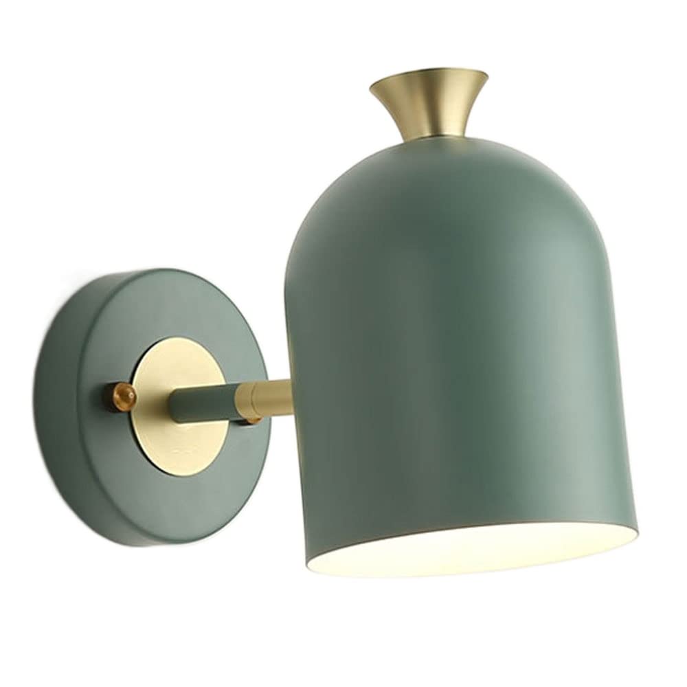 Kbuukyyxouy Green Nordic Modern Simplicity Macaron Wall Sconces, Children's Room Bedroom Wall Lamps, Creative Bedside Living Room Wall Stairs Decoration Lighting Wall Light Fixture(Green)