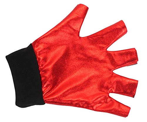 CosplayStudio Mitaines pour costume Harley | Rouge/argenté – vue 2