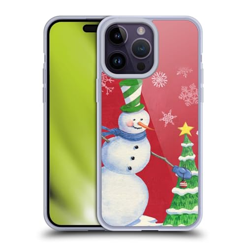 Funda navideña para iPhone 14 Pro Max el regalo perfecto de Paul Brent con muñeco de nieve
