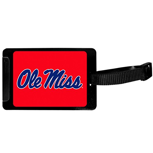 Siskiyou Sports NCAA Mississippi Ole Miss Rebels Luggage Tag, Black, 3.25"