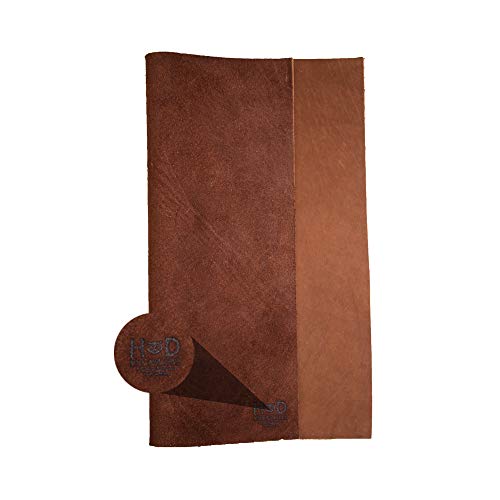 Hide & Drink, Leather Square (12 X 24 In.) For Traditional Crafts, Tooling, Hobby Workshop, Journal Notebook Covers, Medium Weight (1.8Mm) Handmade Includes 101 Year Warranty :: Swayze Suede #TOP2
