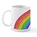 CafePress Sparkle Rainbow Mug 11 oz (325 ml) Ceramic Coffee Mug