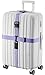 TRANVERS Cross Way Luggage Strap Belt For Suitcase Baggage Travel Strap Light Purple