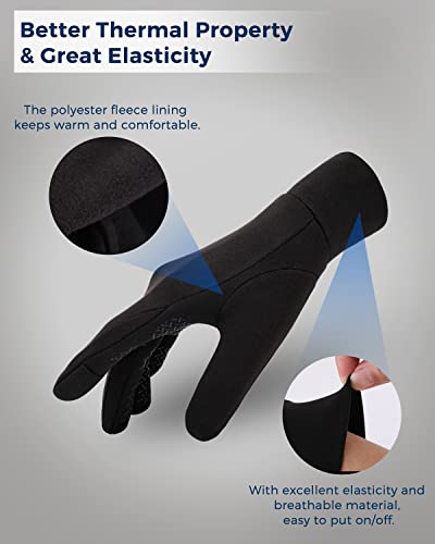 Aegend DD-03-0040-S Running Gloves Women Men Touch Screen Cycling Sports Mittens Liners Warm Gloves thumb #3