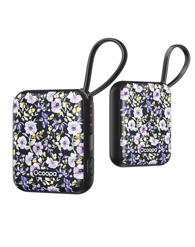 OCOOPA Scaldamani Elettrico 2 Pezzi, Portatile Scalda Mani USB Ricaricabile 4000mAh, 3 Livelli fino a 52°C, Utile Regalo di Natale, Ideale per Sci Invernale, Viaggi e Attività all’Aria Aperta,UT5 Nano