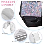 Galaxy Star Magnetic Car Side Window Shade for Family Cars, 1 Piece Double Layer Blackout Sunshade with UV Protection for Kids - Image 6