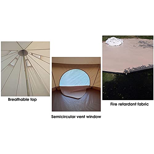 Carpa Bell Grande Para Camping Yurte 3/4/5/6m miniatura 2