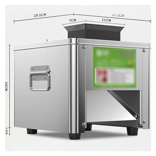 Cortadora de carne eléctrica multifuncional acero inox miniatura 2