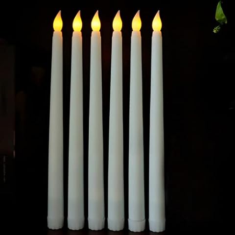 Sequpr LED Flameless Taper Candles Pack Cover