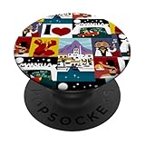 Marbella Souvenir Málaga PopSockets PopGrip Adhesivo