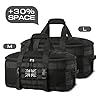 ETRONIK Gym Bag Mens Women, Large Tactical Duffle Bag Backpack with Shoe Compartment, 3 in 1 Holdall Travel Bag Rucksack with Wet Pocket, Weekender Overnight Bag for Sports Gym Hospital, Black #2