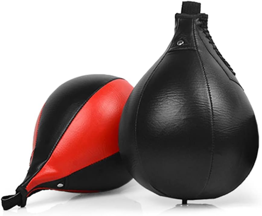 Karlak Boxing Speed Ball PU Leather MMA Muay Thai Training Striking Bag Kit Boxing Punch Ball with Inflator Pump
