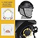 Fast Tactical Airsoft Helmet with Paintball Helmet Cover Adjustable Suspension System Tactical Airsoft Gear(Black,M)