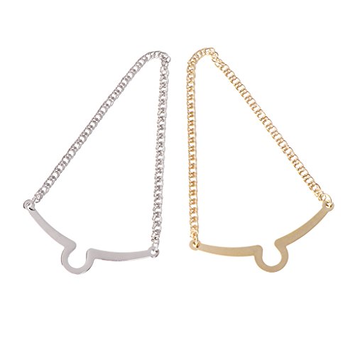 YOUNAFEN Vintage Brooch Tie Chain Button Necktie Clips Bowtie Suit Shirt Jewelry for Men Grooms Formal Business Attire, Height: 8.3cm