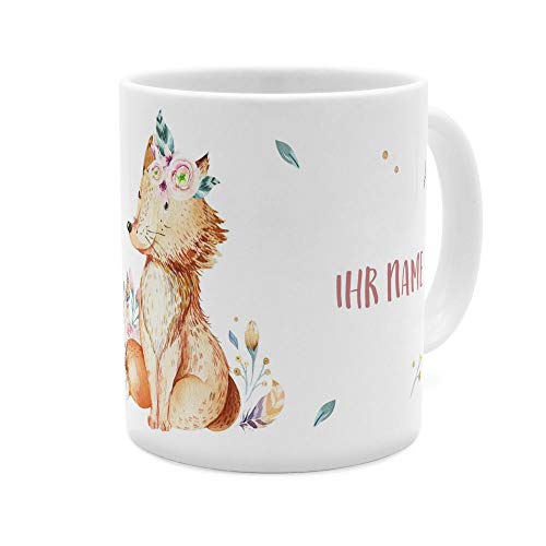 Samunshi Fuchs Tasse Mit Spruch – Lustige Kaffeetasse 'Sieht Vielleicht So Aus Füchse', 300 Ml