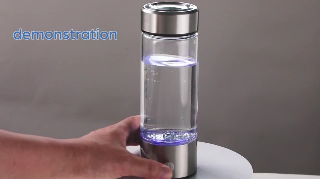 Borraccia Ad Idrogeno 420ml Con Ricarica USB: Genera Acqua Alcalina In 3 Minuti, Perfetta Per Casa, Ufficio E Viaggi