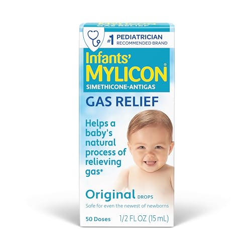 Mylicon Gas Relief Drops for Infants and Babies, Original Formula, 0.5 Fluid Ounce