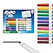 EXPO Low Odor Dry Erase Markers, Fine Tip, Assorted Colors, 12 Pack - 86603