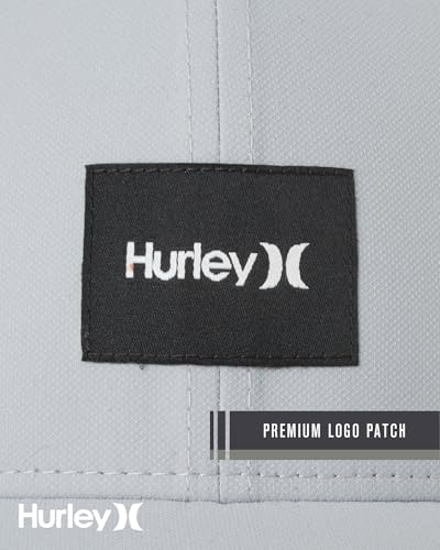 Image of Hurley Mens Trucker Hat - Flexible Quick Dry Fairway Mesh Trucker Hat for Men with Snapback Closure - Classic Mens Caps