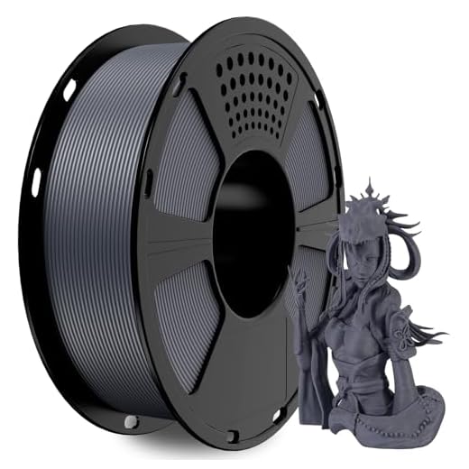 ⚡ GIANTARM PLA Filament,Matte Dark Gray 3D Printer Filament 1.75mm, Matte PLA 1KG Spool(2.2lb),Dimensional Accuracy +/- 0.02 mm,3D Filament for Bambu Lab