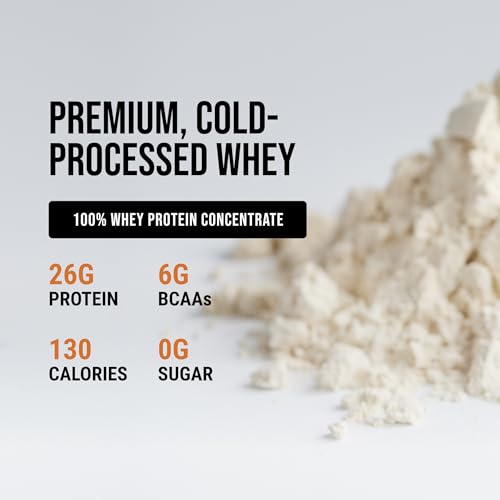 Image of FUELLED Raw Whey Protein Concentrate (Unflavoured, 1 kg) 26 g Protein, 56 g BCAA | Lab Tested for Muscle Growth & Recovery