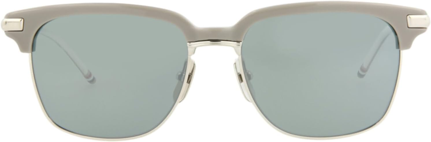 TB-713 Sunglasses Grey-White Back - Silver 55mm