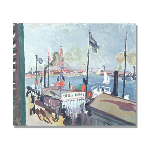 Tableau Raoul Dufy pour sublimer la decoration moderne maison salon