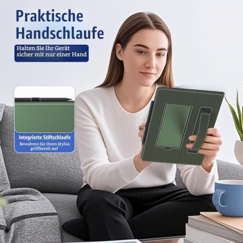 TiMOVO Universal Hülle für 10 10,1 11 Zoll Android Tablet mit Stiftschlaufe – Ansicht 3