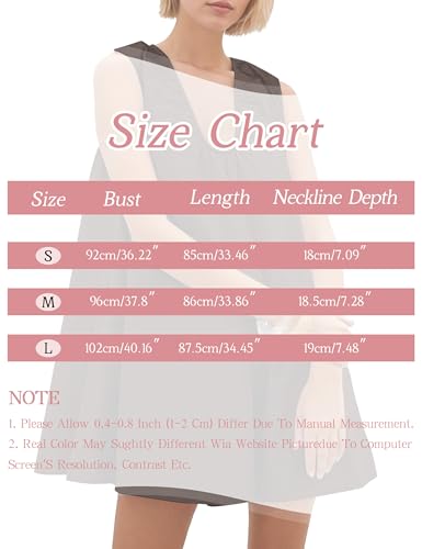 Image of Women's Summer Babydoll Dress Scoop Neck Bubble Mini Dress with Pockets Sleeveless Flowy Tank Preppy Dresses Party