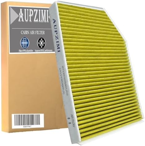 Cabin Air Filter with Activated Carbon for 2018-2024 BMW X3, 2019-2025 X4 330i Z4, 2021-2025 M340i M440i 430i M3 M4, 2022-2025 i4 230i, 330e, IX35, 5-layer Air Filter Replace 64119382885 CAF15031C
