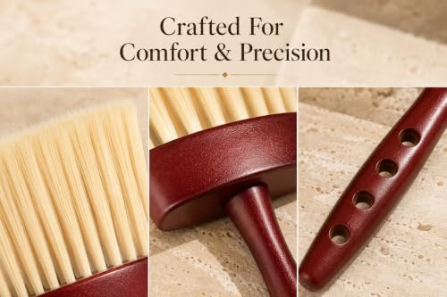 Image of KIRA Soft Bristle Dusting Brush with Wooden Handle | Multipurpose Cleaning Brush for Home, Office, Keyboard, Furniture, Shelves & Delicate Surfaces